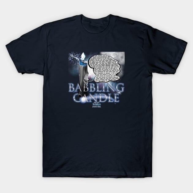 Babbling Candle T-Shirt by Fanthropy Running Clubs